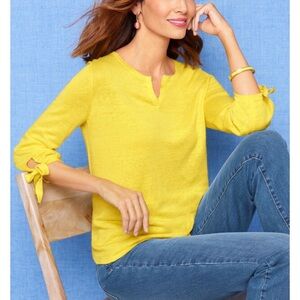 Talbots Hamptons Linen Sweater